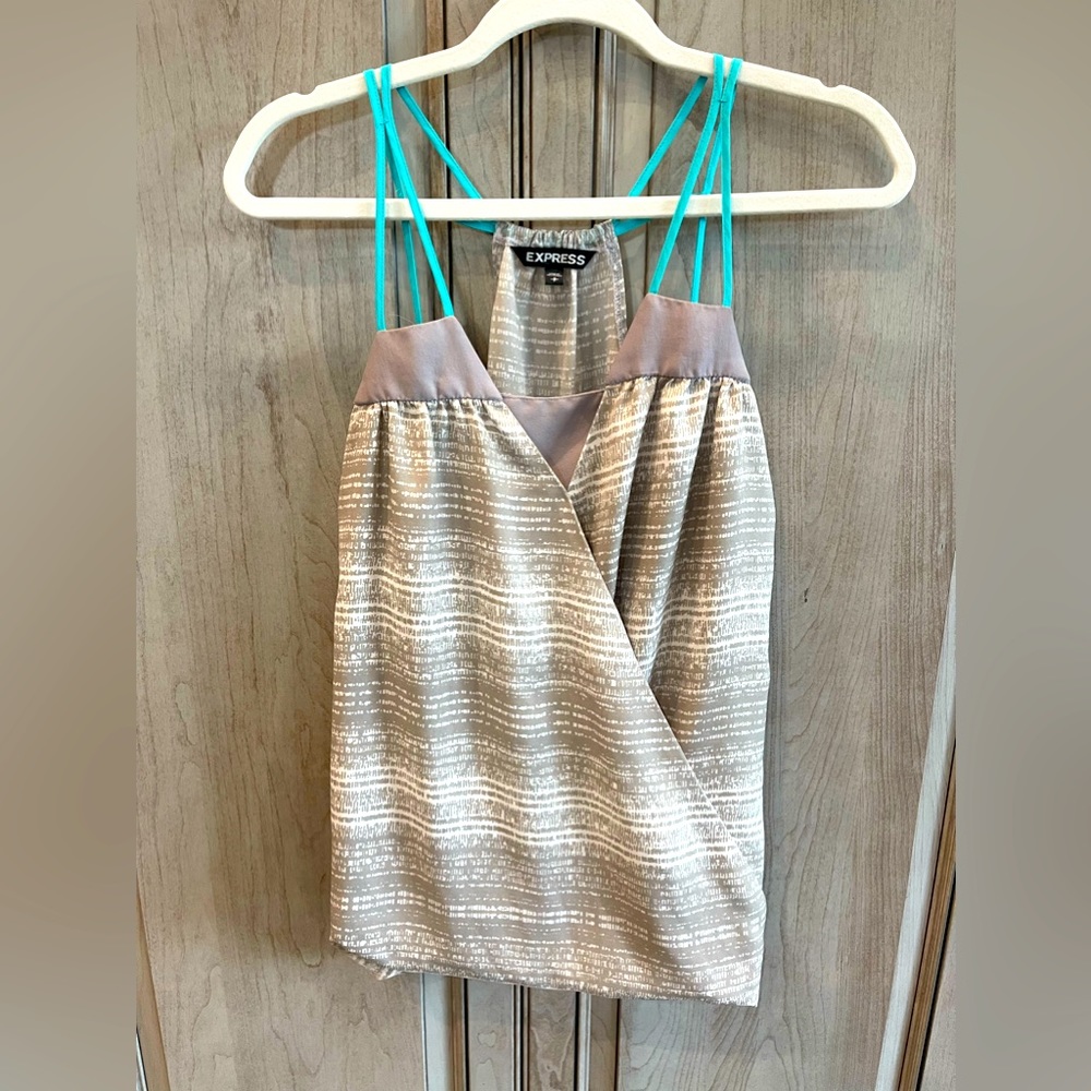 Express Unique Fun Spaghetti Strap Top Size S/P